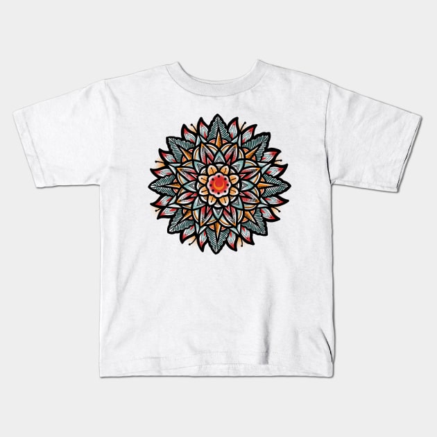 Night flower Kids T-Shirt by barmalisiRTB